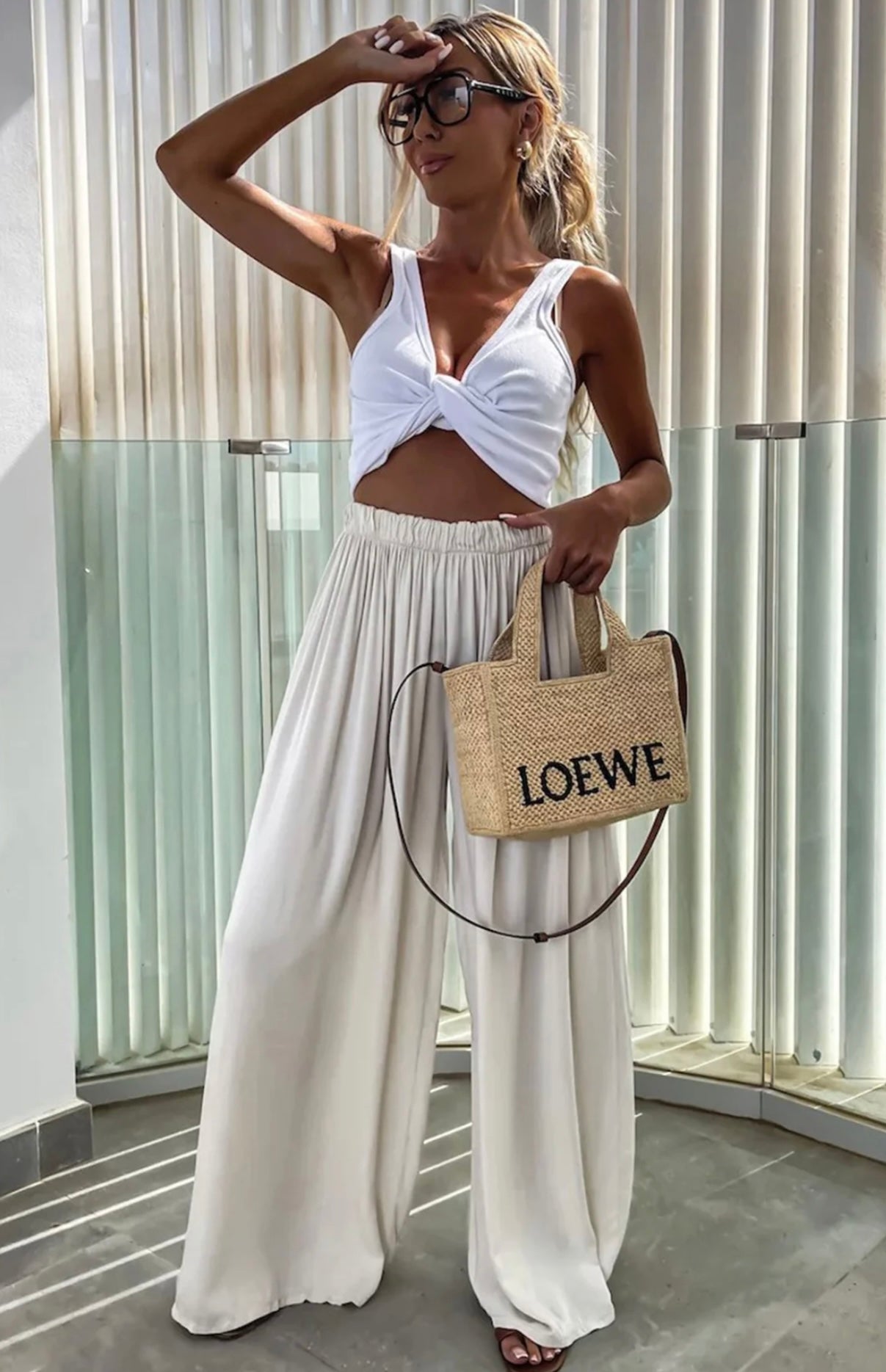 ANGHJULINA pantalon large