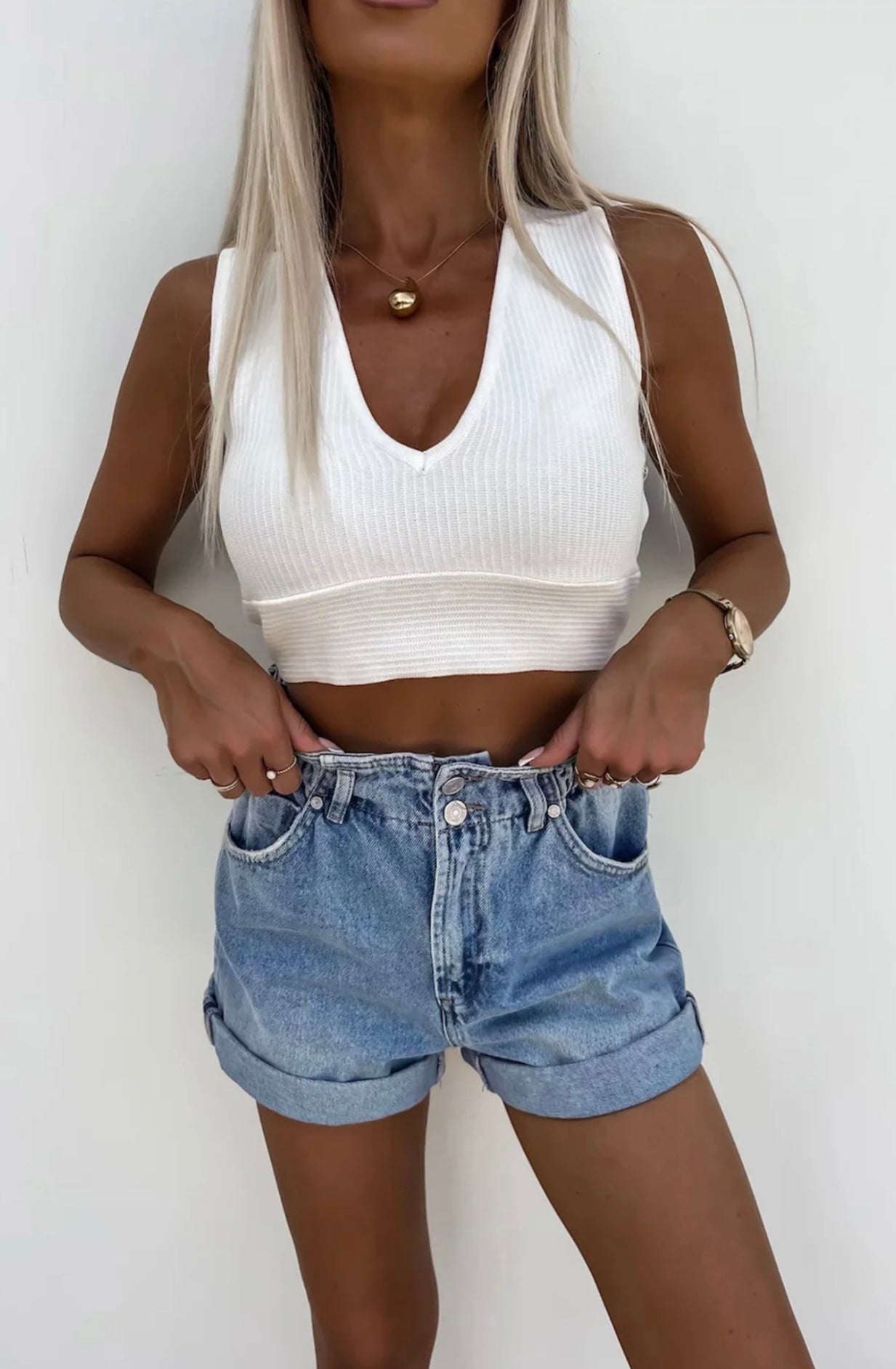 CARLA Short en jean