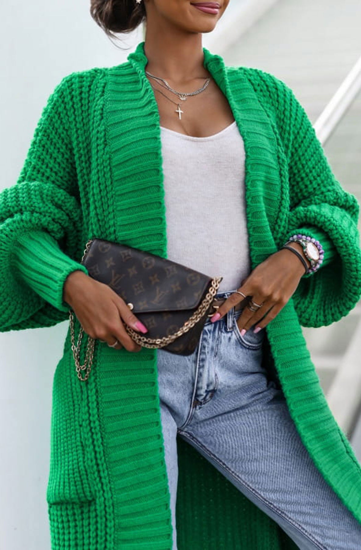 EVA Cardigan long