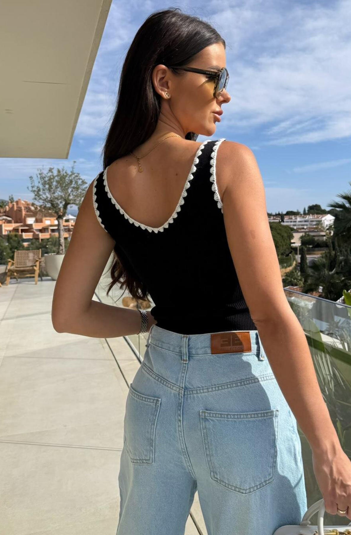 NATALINA Body côtelé