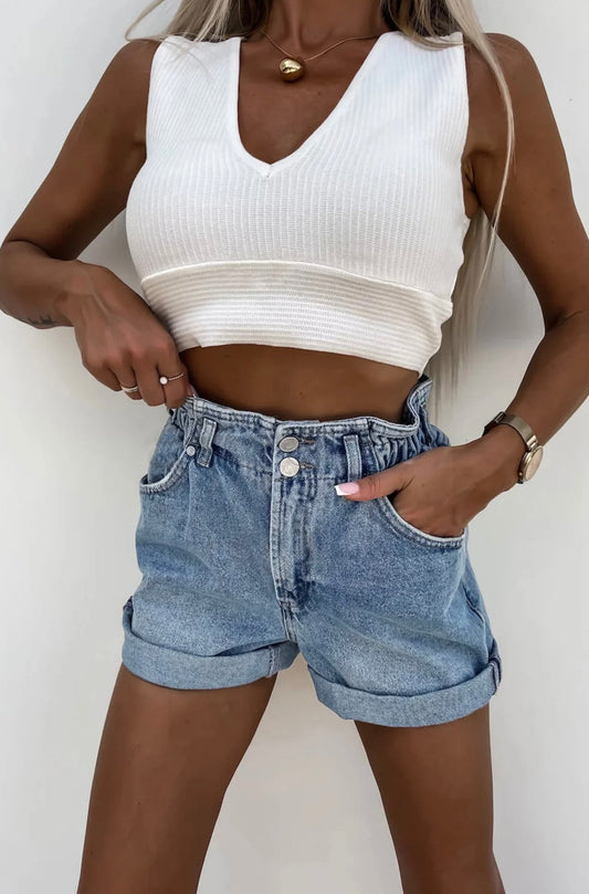CARLA Short en jean